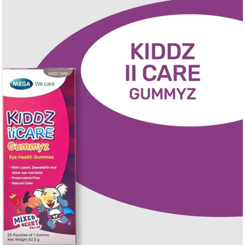 Mega Kiddz Iicare 25 Gummyz