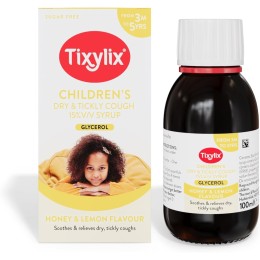 Tixylix Children’s Honey and Lemon Cough Syrup 100ml