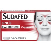 Sudafed Sinus Max Strength 16 Capsules