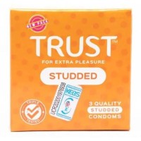 Trust Studded Extra Pleasure Condoms 3 Pieces 