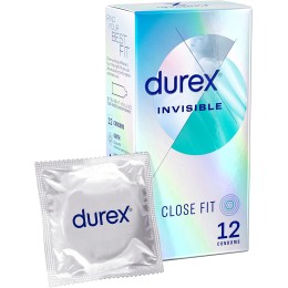 Durex Invisible Close Fit Condoms 12 Pieces