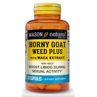 Mason Natural Horny Goat Weed + Maca 60 Capsules