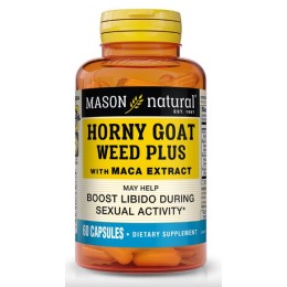 Mason Natural Horny Goat Weed + Maca 60 Capsules