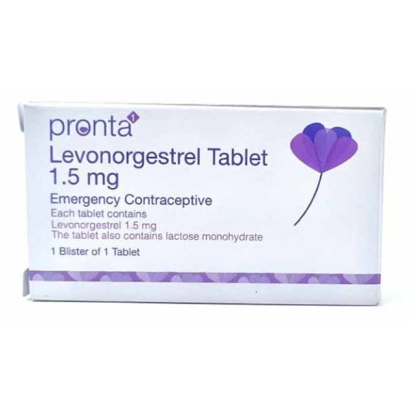 Pronta 1-Levonorgestrel 1.5mg Emergency Contraceptive 1 Tablet