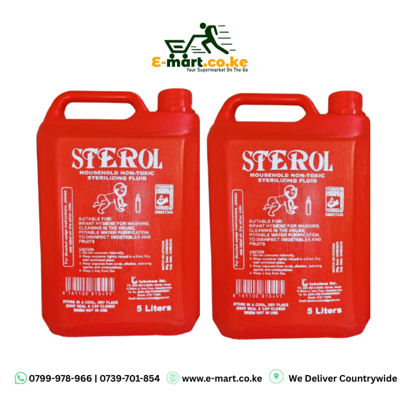 Sterol Sterilizing liquid 5 Litres - 10 Bottles