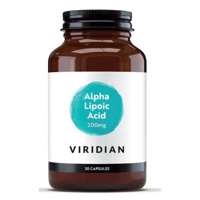Viridian Alpha Lipoic Acid 200mg 30 Capsules