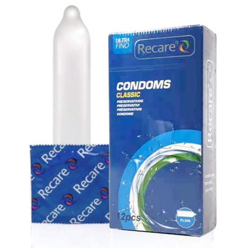 Recare Condoms Classic Plain 12 Pieces 