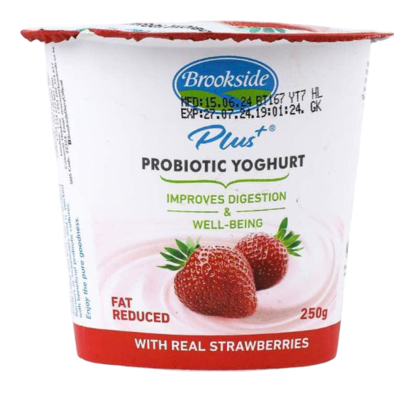 Brookside Probiotic Yoghurt With Real Strawberries 250ml