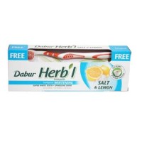DABUR HERBAL SALT & LEMON TOOTHPASTE GEL 150G