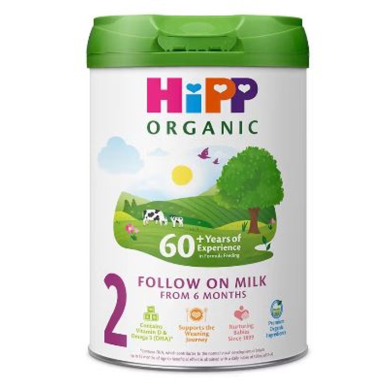 Hipp Organic 2 Follow on Milk Formula 800gm From 6 Months & Above
