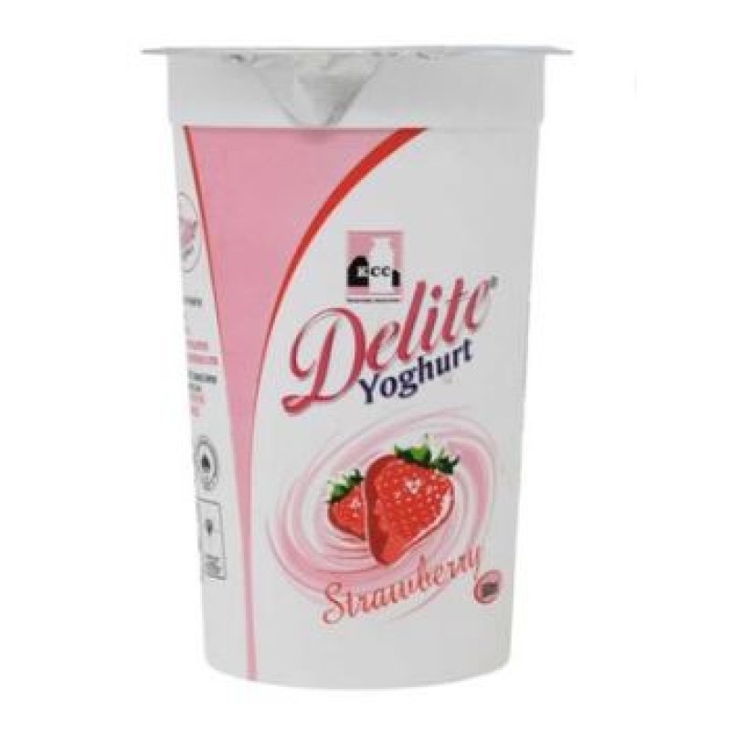 Kcc Delite Strawberry Youghurt Tetrapak 500ml