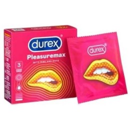 Durex Condoms Pleasure Max 3 Pieces In A Box