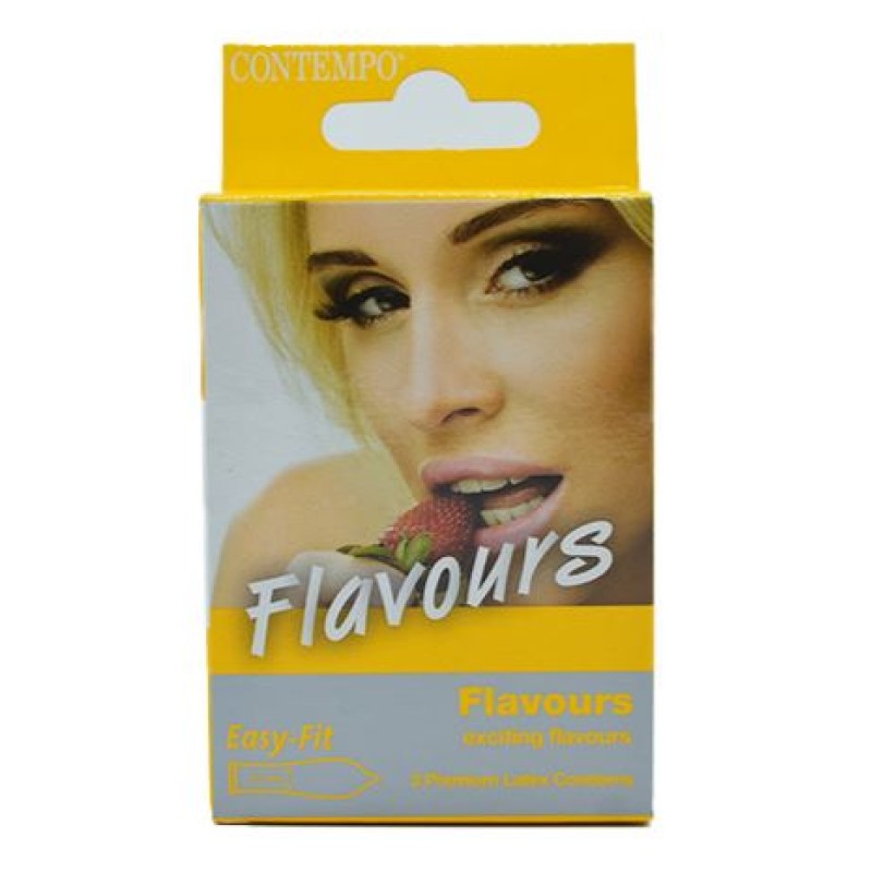 Contempo Condoms Flavours 3s