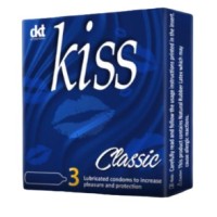 Kiss Classic Plain Condoms 3 Pieces
