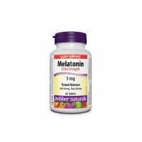 Webber Naturals Melatonin 5mg 60 Tablets