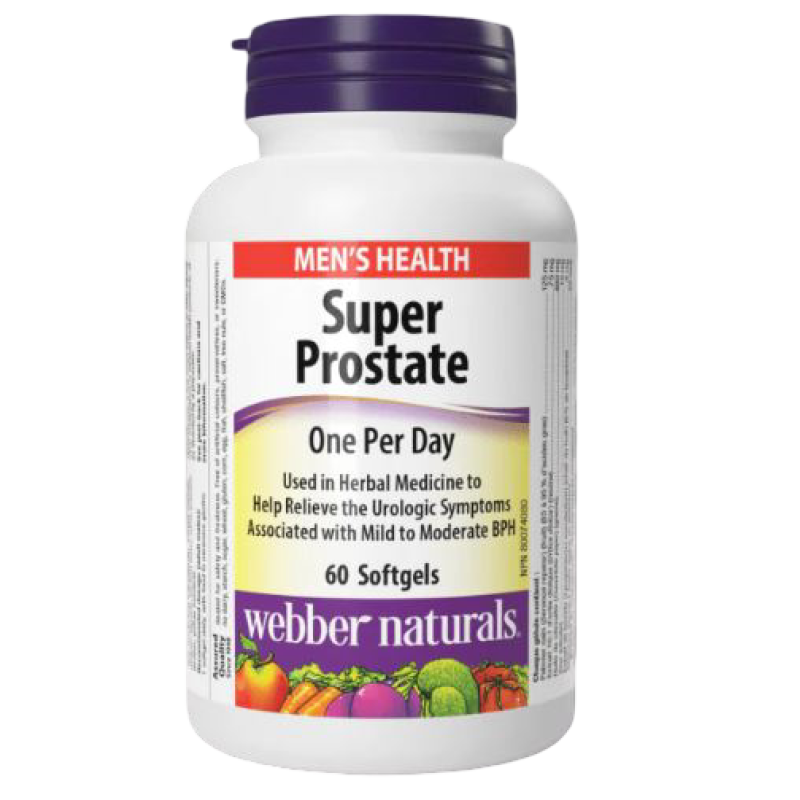 Webber Naturals Super Prostate Extra Strength 60 Softgels 