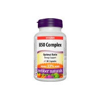 Webber Naturals Vitamin B50 Complex 80 Capsules