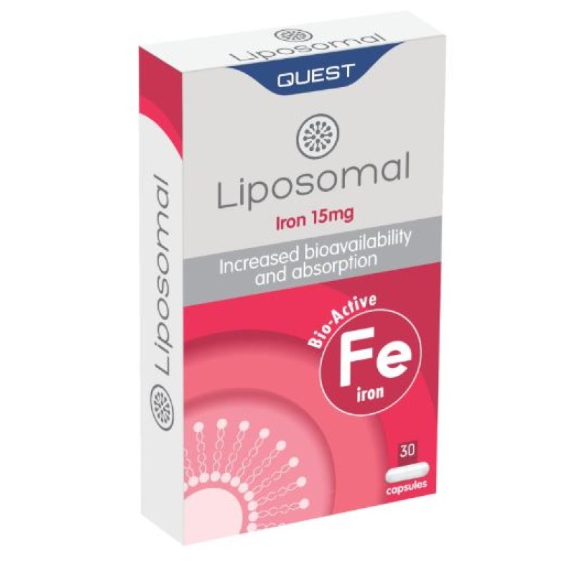 Quest Liposomal Iron 15mg 30 Capsules