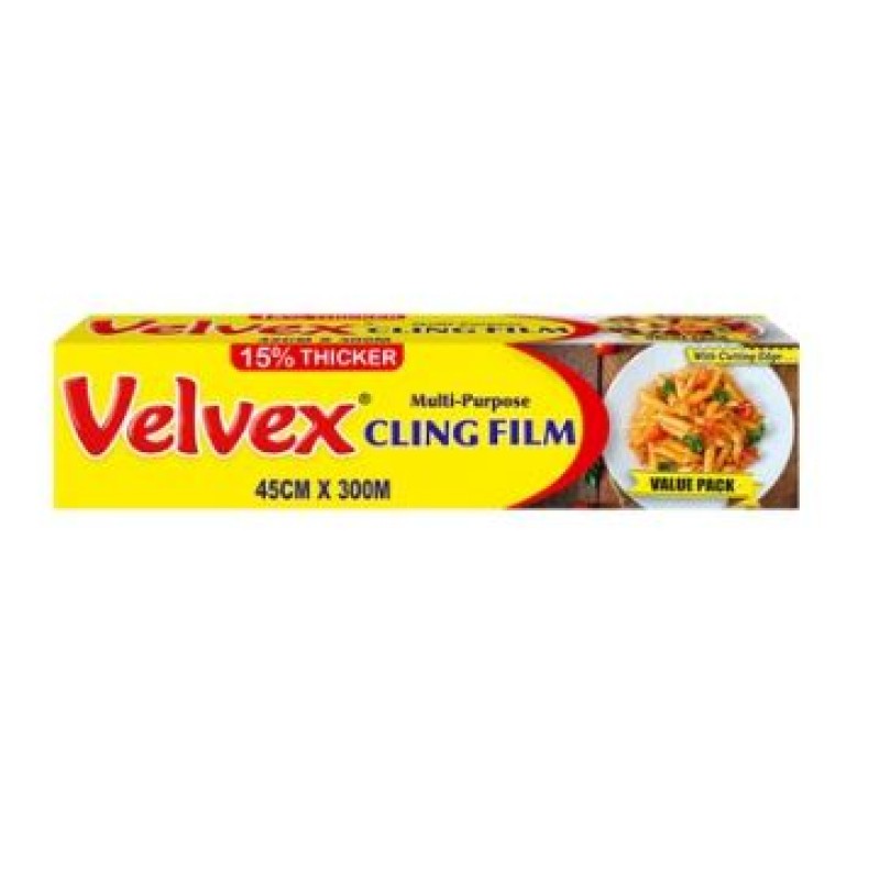 Velvex Cling Film 45cm X 300m, 1 Piece
