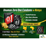 Unamas Zero One Condoms in Kenya – Trusted Protection Available Online at Emart Kenya