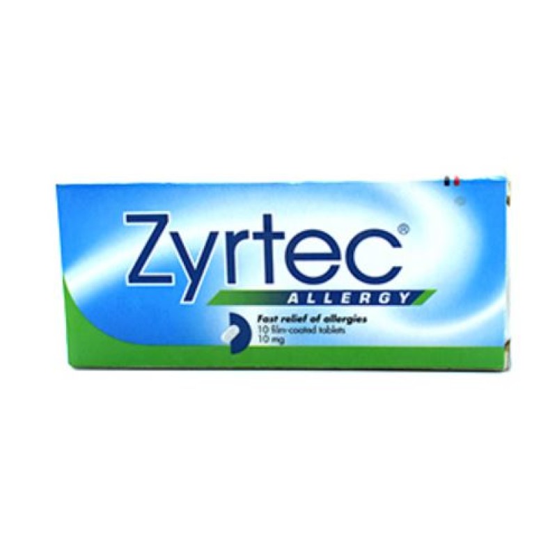 Zyrtec 10mg 30 tablets