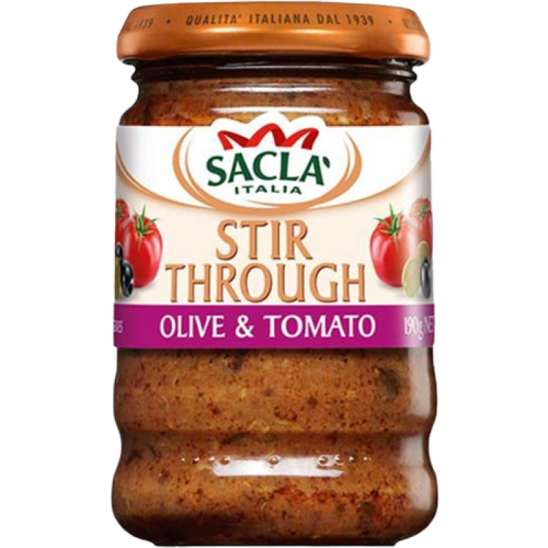 Sacla Stir Through Olive & Tomato Sauce 190g