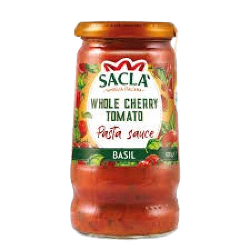 Sacla Whole Cherry Tomato And Basil Sauce 350g