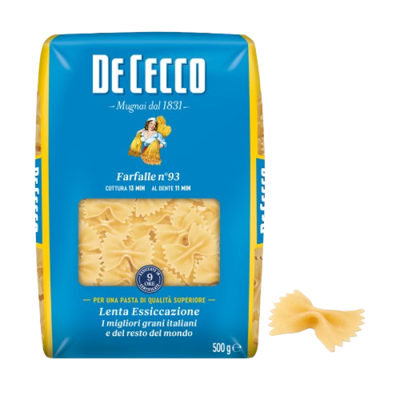 De Cecco Farfalle (Butterflies) Pasta No.93