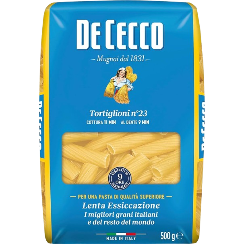 De Cecco Tortiglioni Pasta No.23