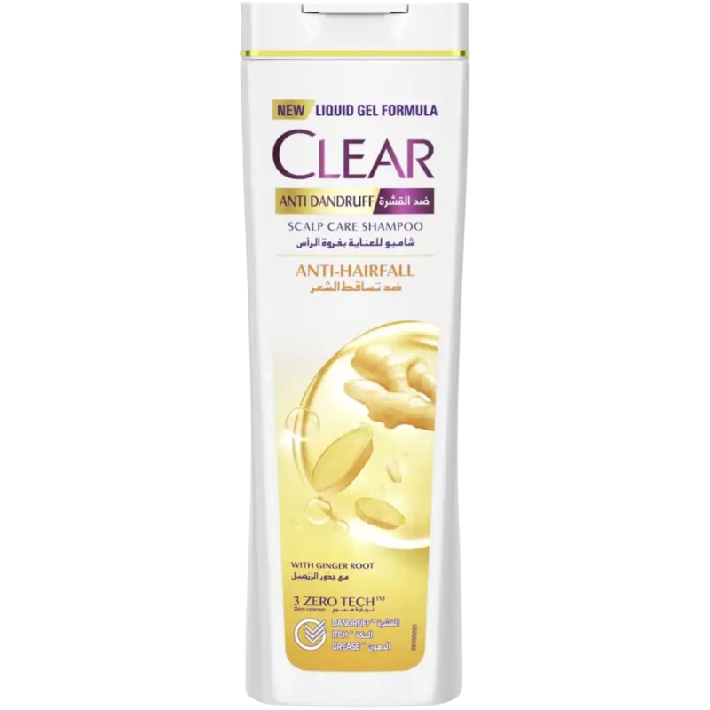 Clear 2 in 1 Anti Hair Fall Antidandruff Shampoo and Conditioner With Ginger Root 360ml