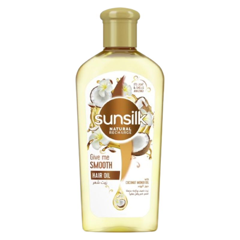 Sunsilk Naturals Smooth Hair oil with Castor and Almond Oil 250ml Sunsilk Naturals Smooth Hair oil with Castor and Almond Oil 250ml