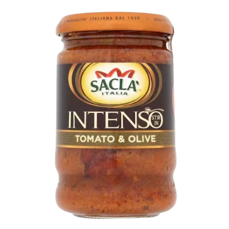 Sacla Intenso Tomato And Olive Pasta Sauce 190g Sacla Intenso Tomato And Olive Pasta Sauce 190g