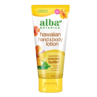 ALBA BOTANICA HAWAIIAN COCOA BUTTER HAND & BODY LOTION 198G