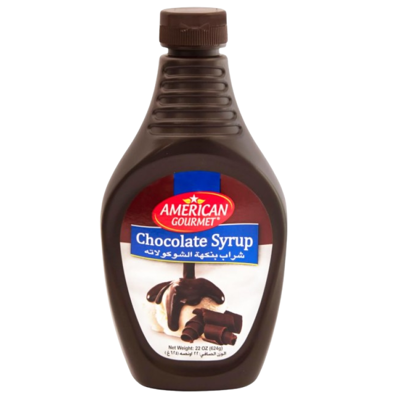 AMERICAN GOURMET CHOCOLATE SYRUP 624G