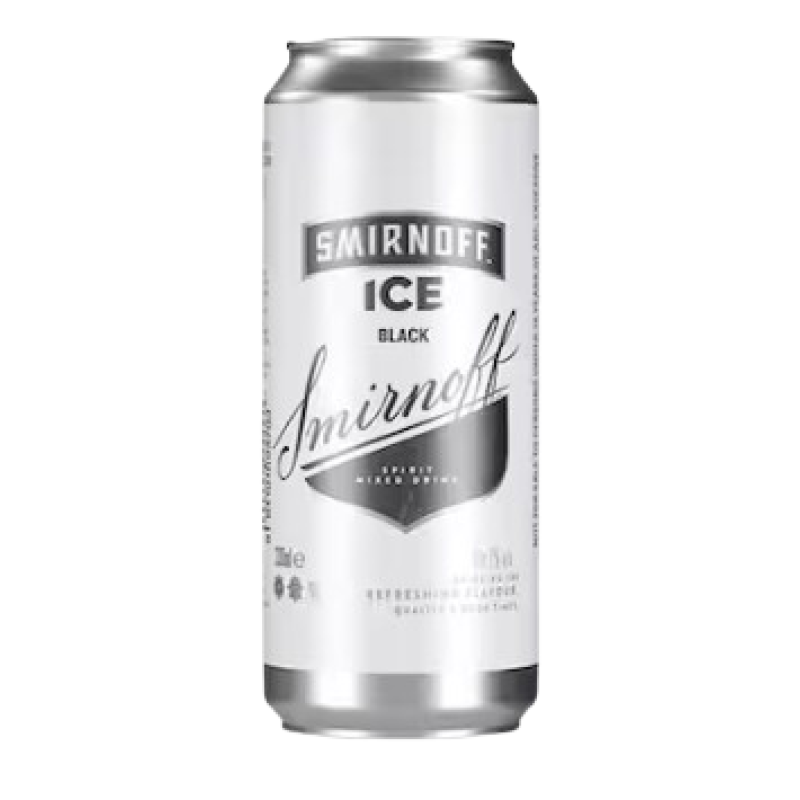 SMIRNOFF ICE BLACK VODKA CAN 330ML x6 SMIRNOFF ICE BLACK VODKA CAN 330ML x6