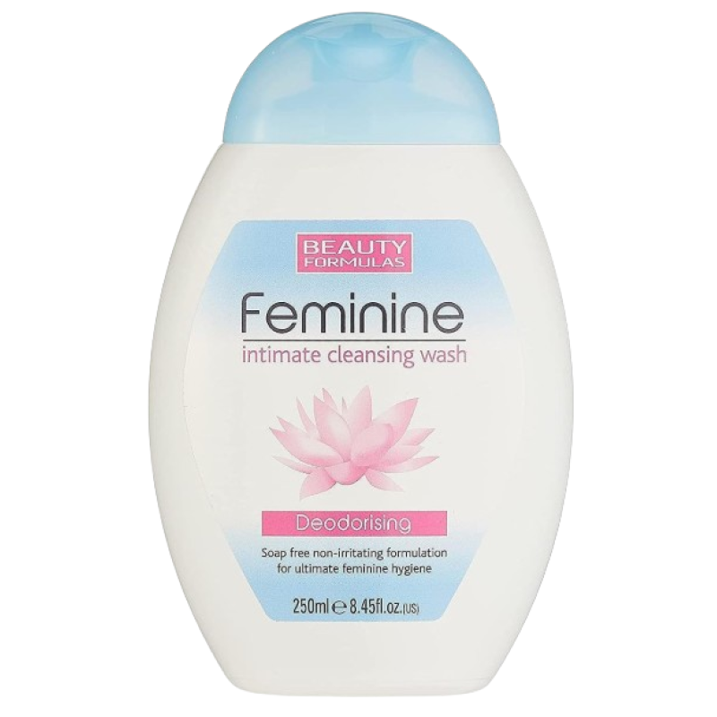 BEAUTY FORMULAS FEMININE DEODORISING INTIMATE CLEANSING WASH 250ML