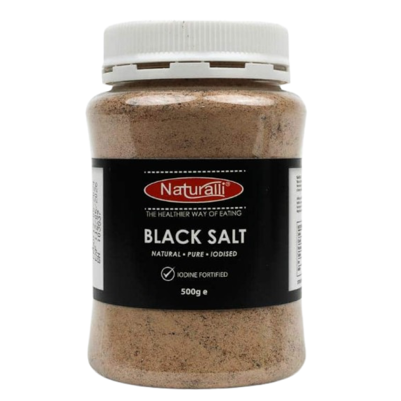NATURALLI BLACK SALT 500G NATURALLI BLACK SALT 500G