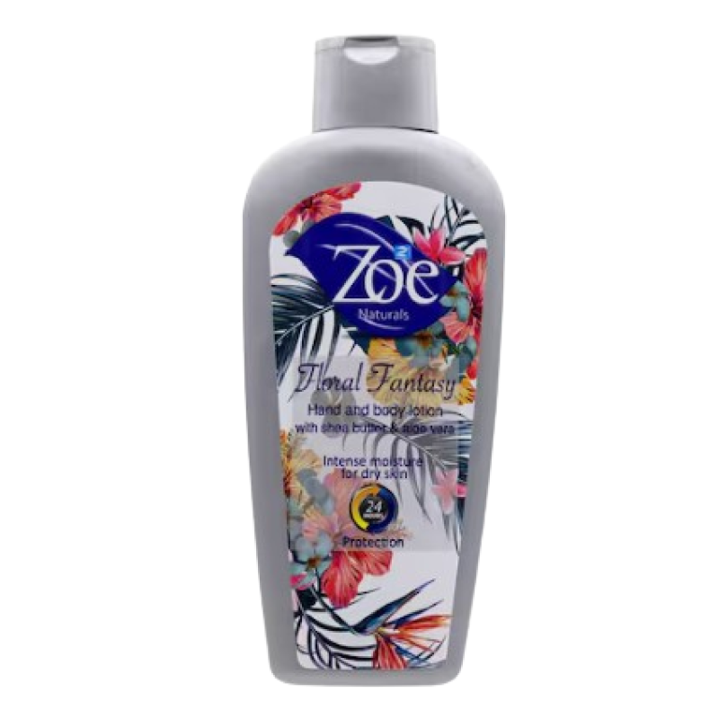 ZOE FLORAL FANTASY HAND AND BODY LOTION 400ML ZOE FLORAL FANTASY HAND AND BODY LOTION 400ML
