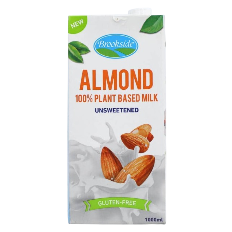 BROOKSIDE ALMOND MILK UNSWEETENED 1L BROOKSIDE ALMOND MILK UNSWEETENED 1L