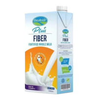 BROOKSIDE PLUS FIBER FORTIFIED UHT WHOLE MILK 1L