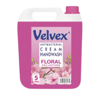 VELVEX ANTIBACTERIAL CREAM HANDWASH,FLORAL 5Litres