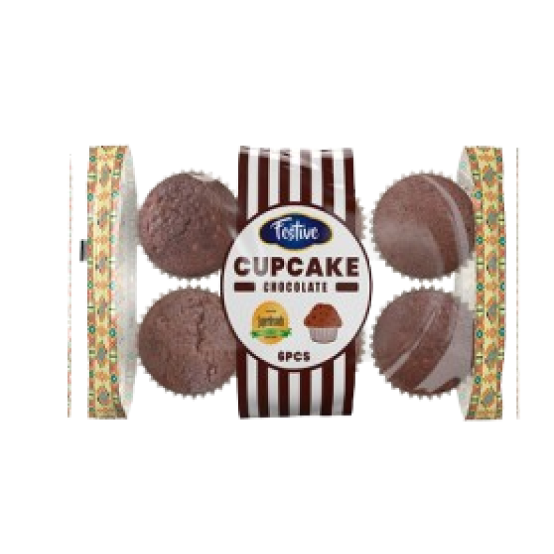 Festive Chocolate Cupcakes 6's Festive Chocolate Cupcakes 6's