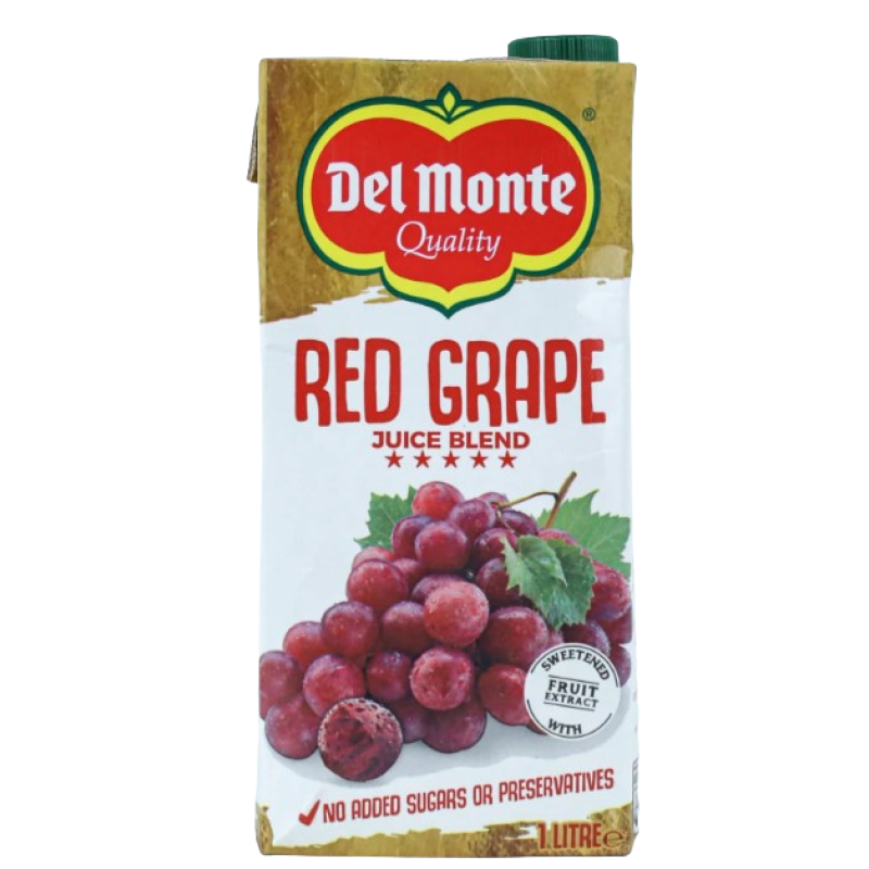 DEL MONTE RED GRAPE JUICE BLEND 1L DEL MONTE RED GRAPE JUICE BLEND 1L
