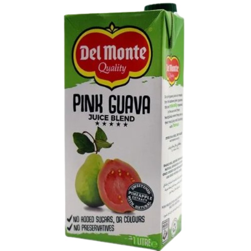 DEL MONTE PINK GUAVA JUICE BLEND 1 LITRE