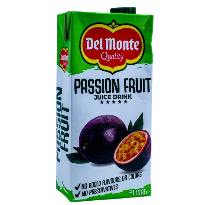 DEL MONTE PASSION FRUIT JUICE 1 LITRE DEL MONTE PASSION FRUIT JUICE 1 LITRE