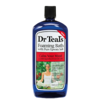 DR TEAL'S PURE EPSOM SALT FOAMING BATH, CALM YOUR MIND 1L
