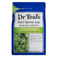 DR TEAL'S PURE EPSOM SOAKING SOLUTION RELAX & RELIEF WITH ESSENTIAL OILS 1.36kg	