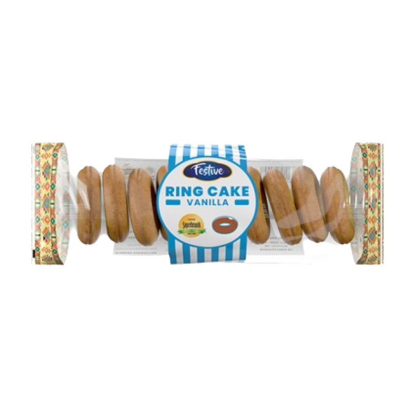 Festive Vanilla Ring Cake 90g Festive Vanilla Ring Cake 90g
