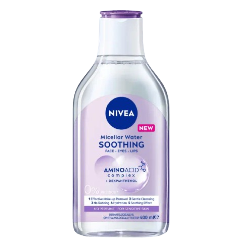 NIVEA SOOTHING MICELLAT WATER 400ML