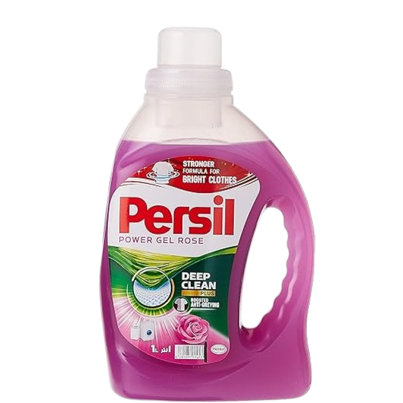 PERSIL MACHINE WASH LIQUID POWER GEL DETERGENT, ROSE 1L PERSIL MACHINE WASH LIQUID POWER GEL DETERGENT, ROSE 1L